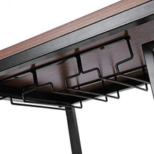 Portabottiglie Vino in MDF + Ferro, Scaffale Porta Bottiglie a 3 Ripiani, con un Gli Scaffali Aperti, per Vino, Acqua, Spumante, Champagne, 39,7x105x88,5 cm