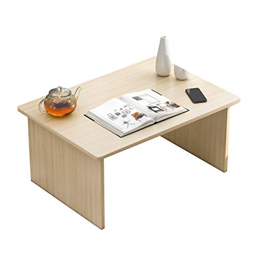 Tavolino Singolo Spostamento Ad Alta capacità retrò Basso Tavolo da Tavola Soggiorno Balcone MUMUJIN (Color : A, Size : 80X40X32CM)
