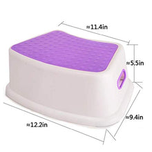 LZL Sgabello WC Squatty Vatty Bambini per Bambini Sgabello Antiscivolo Posizione igienica adeguata per la Salute Vasino Tozzo (Color : Blue+Pink, Dimensione : Conventional)
