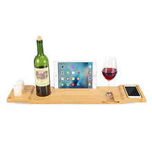 Cremagliera Del Vassoio Della Vasca Bagno, Scaffale Multifunzionale Doccia Telaio Telefono Mobile Della Doccia Legno Solido IPad Scatola Sapone, Hotel Domestico 70cm Maggior Parte Della Vasca Bagno