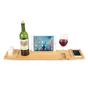 Cremagliera Del Vassoio Della Vasca Bagno, Scaffale Multifunzionale Doccia Telaio Telefono Mobile Della Doccia Legno Solido IPad Scatola Sapone, Hotel Domestico 70cm Maggior Parte Della Vasca Bagno