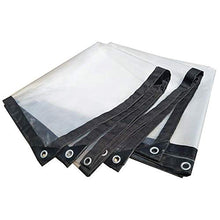MTYLX Outdoor Multifunzionale Incatramata, Clear Impermeabile Heavy Duty Che Copre la Pioggia Plastica Panno Film Anti-Aging Isolamento Del Pe, Spessore 0.13Mm,Nero,3X3M