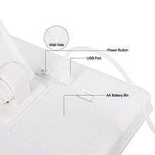 Specchio cosmetico da tavolo USB 20Pcs LED Touch Screen Tavolo Lampada cosmetica con lente d'ingrandimento 10X