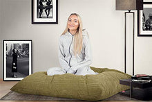 Lounge Pug®, Cuscino Pouf Sacco XL, C450L CloudSac, Pieno De Fiocchi di Lattice e Poliestere, Corda Classica - Lime