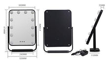 FYHpet Specchio per vanità Illuminato con 12 lampadine a LED dimmerabili e Design del Comando Touch, specchi Cosmetici di Trucco con luci