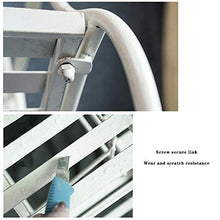 Stool 51.5in panchina Giardino retrò Panca in difficoltà, Panca in Metallo a Due posti con sedute Lounge Patio, Outdoor antiruggine e Resistente alle intemperie Sedia Portico Mobile Ingresso Ponte
