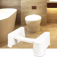Sgabello toletta Terra in plastica da Bagno piedistallo per Adulto con Altezza 56,3 * 36,9 * 19,7 cm LCSHAN