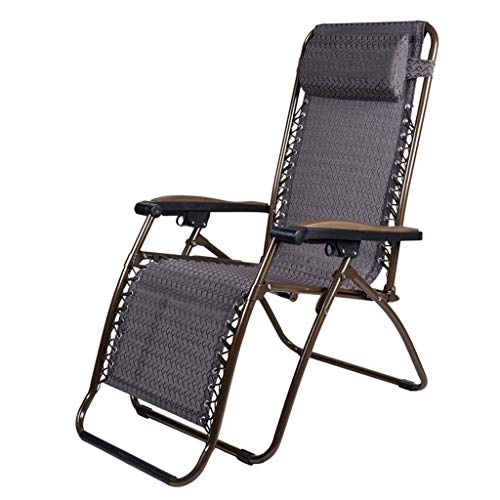 Hfyg Lettino Prendisole Zero Sdraio,Sedie a Sdraio a gravità Poltrone reclinabili Patio Sdraio Chaise Longue Giardino Lounge Chair Chaise Longue (Color : B)