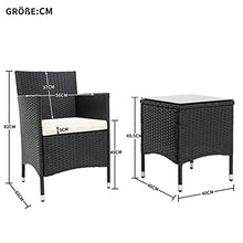 WYLZLIY-Home Set Mobili da Giardino Set Mobili da Esterno Confortevole Mobili da Giardino Set in Rattan di Alta qualità Set di Vimini Set Mobili per Esterni Rimovibili con 2 Sedie E Tavolino da caffè