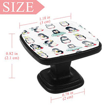 pinguino 4 PCS Pomelli per Porta, Pomolo per Mobile, Pomelli per Mobili con Viti, Maniglia per Armadietto, Pomelli per Porta, Pomelli per Cassetti per Porta, Armadio, Cassetto e Credenza