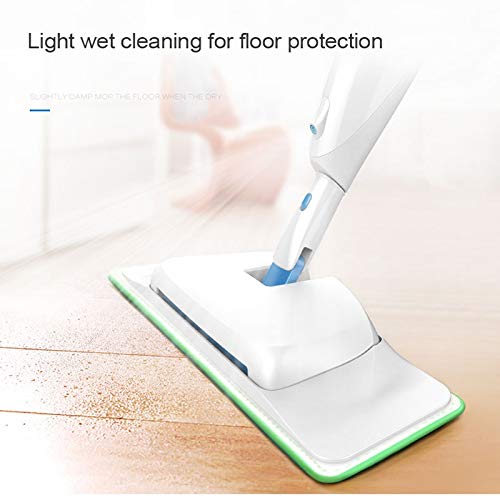SSAYY Spray Mop Spazzatrice Multipla A Spinta in Acciaio Inossidabile 3 in 1 con Mop Spray E Microfibra Utensili per La Pulizia della Casa Mop