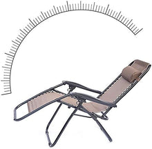 Comode sedie da giardino reclinabili con poggiatesta pieghevole per uso esterno campeggio spiaggia