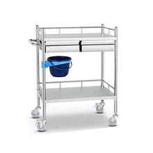 Carrello medico del Carrello di utilità sul Carrello Multifunzionale dell'Acciaio Inossidabile delle Ruote, Carrello di Servizio, Carrello cambiante dello Strumento del Veicolo