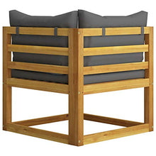 Tidyard 8 pz Set Divani Modulari Angolari da Giardino per Esterno in Legno Massello di Acacia con Tavolino e Penisola,Salotto da Giardino in Legno,Salotto da Esterno in Legno,Divano Angolare Modulare