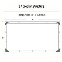 YAOJIA Rete ombreggiante Telone Panno for ombrelloni Sun | 90% Tasso di ombreggiatura Tarpaulin della Maglia con Rete for la Protezione UV della Serra Posto Auto Coperto