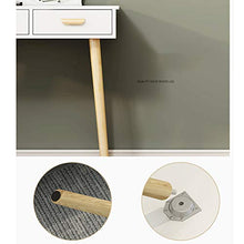 DD&QG Set di Tavoli da Tavolo Tavolo Cosmetici,Camera da Letto Toeletta con Specchio Rotondo E Sgabello Imbottito,2 Scaffali di Stoccaggio,2 Cassetti,Scrivania di Comò-Blu-a 80x40x114cm(31x16x45inch)