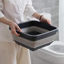 Folding Lavabo Retrattile Domestica Lavare Schiuma Piede Portatile ispessite Cucina Lavatrice Bacino di Corsa Esterna Pieghevole Basin, Grigio