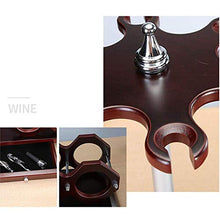 LDM Portabottiglie Portabottiglie, Portabottiglie in Legno per elicotteri 3 Bottiglie Portabottiglie per Vino Portabottiglie per Vino da Cucina Bar (Dimensioni: A)