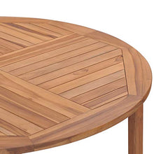 E E-NICES Tavolo da Giardino 120x76 cm in Legno Massello di Teak
