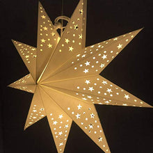 ARTFFEL Vola Carta Stella Lanterna Paralume ha Condotto la Luce della Lanterna appesa for la Festa di Compleanno di Nozze Decorazioni for la casa 45 Centimetri .Compleanno