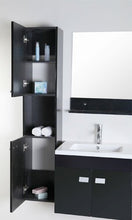 Mobile bagno Lady nero o bianco doppio lavabo in ceramica cm 120 sospeso miscelatori e 2 colonne inclusi I
