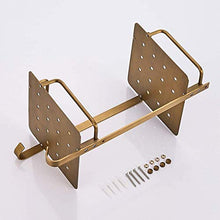 HYYDP Parete Porta Salviette Doccia Caddy Basket Cremagliera per Il Bagno Doppio Stile Europeo Full Triangolo di Rame Cestino in Oro Rosa Doppio Bagno Scaffale Cremagliera Decorazione della casa