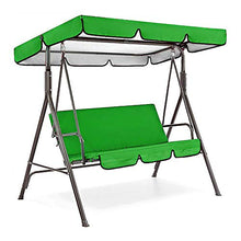 Zoeay Set Copertura per Altalena da Esterno,Tetto Battente Sostituibile (210D Coperchio Superiore Altalena+Copertura del Sedile A Battente),Adatto per Giardini-Verde_164*114 * 15Cm