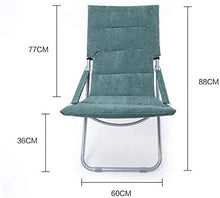 WUY FoldAdble Bamboo Sedia da Giardino Poltrona Sedia Fresca Sedia reclinabile reclinabile Sedia da Sole Sedia da Sole Indoor Balcone Arredamento per Portico Balcony Deck