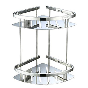 dongzhifeng Mensole da Bagno Acciaio Inossidabile Anti-ruggine Scaffale a Parete Appendiabiti a Muro Bagno Bagno Doccia Sapone Porta Spugna Supporto angolare