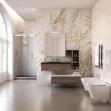 bonussi Mobile Bagno Sospeso 140-160 cm Lavabo Nero Specchio Pensile e Cassettone Kelly Rovere Scuro