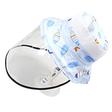 TOYANDONA Bambini Visiera Cappello Trasparente Visiera Copricapo Protezione per Il Viso Protezione per Il Viso Anti Sputo Anti-Nebbia Visiera Cappello per Bambino Forniture Esterne (46 Cm)