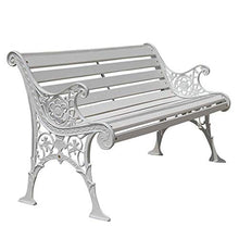 LXLH Panchina da Giardino Panchina da Giardino Panchina da Giardino Poltrona da terrazza, Panchine Decorative da Giardino in ghisa in Legno massello anticorrosione e antiruggine, Sedie di Riposo