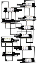 Dongyd Calici Scaffalature Metalliche Con Montaggio A Parete Attaccatura Del Supporto Di Bottiglia Del Vino Wine Wall Mounted Rack |Altezza Regolabile |Wall Hanging Mounted Holder Bottiglia Di Vino |M