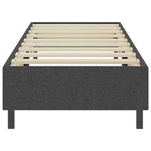 SKM Letto a Molle Grigio Scuro in Tessuto 80x200 cm (35.45kg)