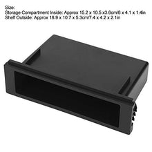 Scatola portaoggetti per radio, scatola portaoggetti per radio CD stereo per auto singolo Din, organizer interno interno adatto