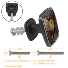 Orologio antico 4 PCS Pomelli per Porta, Pomolo per Mobile, Pomelli per Mobili con Viti, Maniglia per Armadietto, Pomelli per Porta, Pomelli per Cassetti per Porta, Armadio, Cassetto e Credenza