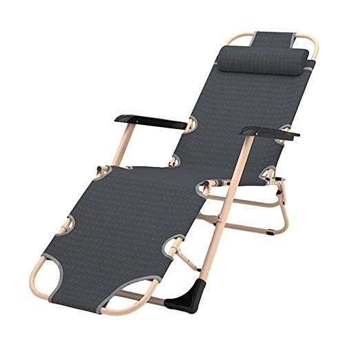 Hfyg Lettino Prendisole Sedie da Giardino Reclinabili Sedie Sdraio da Giardino Pieghevole a gravità Zero Sedie da Campeggio all'aperto da Spiaggia Sedie da Campeggio reclinabili 200kg Chaise Longue