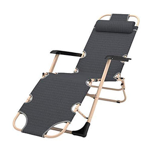 Hfyg Lettino Prendisole Sedie da Giardino Reclinabili Sedie Sdraio da Giardino Pieghevole a gravità Zero Sedie da Campeggio all'aperto da Spiaggia Sedie da Campeggio reclinabili 200kg Chaise Longue