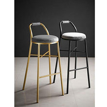 CMX-Barhocker Sgabelli da Bar Moderni con Schienale, Cucina di casa, bancone della Colazione, Altezza sedie da Bar con poggiapiedi, Altezza Seduta 65 cm / 75 cm