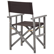 Festnight Sedia da Regista Pieghevole in Legno Massello di Teak da Giardino/Patio/Balcone per Esterno 55 x 56 x 88 cm