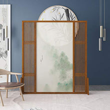 Room Screen Even Divisorio Decorativo 160x180 cm (63 per 70 in), divisorio dello Schermo della Stanza, Decorazione della Pittura di Paesaggio Tradizionale Cinese