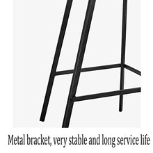 Sgabello da bar LF Fashion Creative Bar Chair Home Schienale Seggiolone girevole Sgabello alto per la colazione Ristorante Lift Sgabello Semplicità (Colore: Nero, Dimensioni: 75cm)