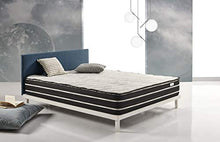 Cosmos | Topper Air Carbon | Correttore Memory per Materasso Matrimoniale 160x200 cm | Tessuto Isolante con Carbone Attivo | Effetto Anti-Stress | 7 Zone Differenziate in Lattice