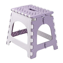 ZXCVB Sgabello Pieghevole,Sgabello,Sgabello in Plastica,Risparmio di Spazio E Facile da Trasportare,Adatto per Esterni,Bagno E Soggiorno,Adulti E Bambini Possono Usare,Purple-FoldingChairs