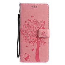 Artfeel Flip Portafoglio Custodia per Samsung Galaxy S20 Ultra,Pelle Rosa Cover Sbalzato Albero Farfalla Fiore Modello,Stile Libro con Porta Carte Chiusura Magnetica Supporto Caso