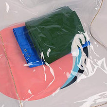GGYMEI Telo Impermeabile Esterno, Telone Impermeabile Trasparente Facile da Piegare Compresse di Plastica per L'isolamento del Giardino Antipioggia Copertura della Pianta del Fiore