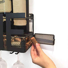 DAGONGREN Oggettistica per la casa Mensola portaoggetti Porta Bicchiere Calici Ferro da Parete Portabottiglie Soggiorno Cucina sospesa Bar
