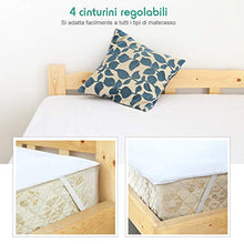 Levesolls Coprimaterasso Impermeabile Matrimoniale 160x190cm Protezioni per Materassi Spugna Fibra di bambù Traspirante Anallergico Antiacari Antibatterico (160×190cm)