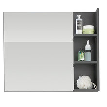 trendteam smart living Specchio parete del bagno Specchio a parete da bagno, Piastra di tensione, Bianco brillante
