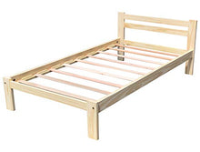 Letto singolo estraibile, in legno di pino massiccio, 90 cm x 190 cm, con doghe di sostegno, struttura singola in legno, adatto per camera da letto e letto estraibile con ruote